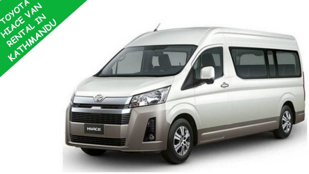 Toyota hiace van rental in Kathmandu